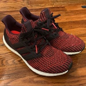 Adidas 2018 Ultraboost Running Shoe Size 10 Red